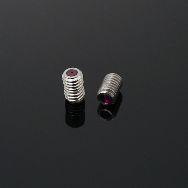 High-pressure ruby nozzle high precision ruby nozzle