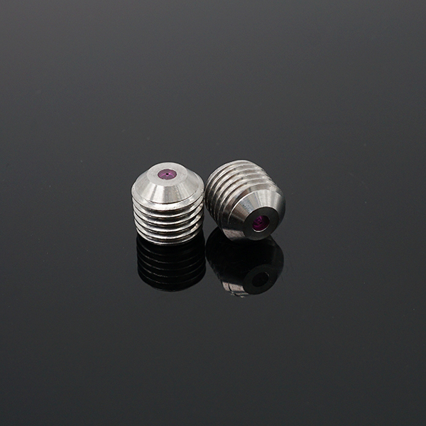 Ruby nozzle high-pressure precision ruby nozzle for water cleaning