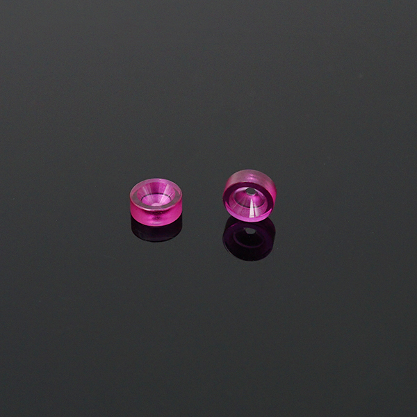 Ruby nozzles customized for precision equipment