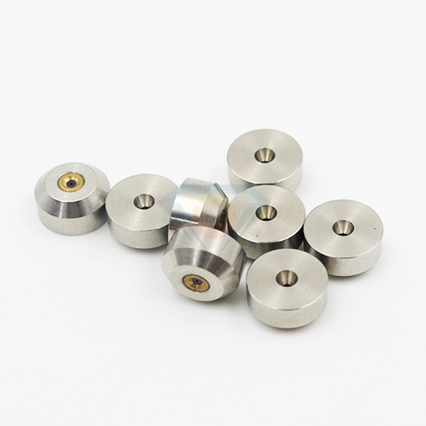 Micron waterjet diamond nozzles