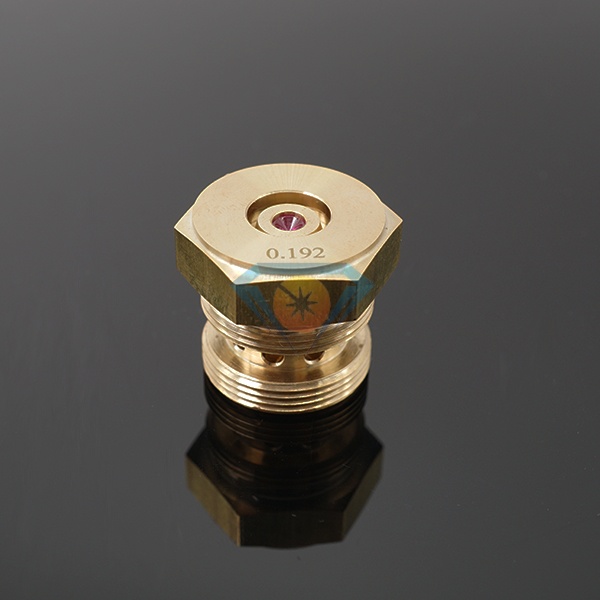 Molybdenum EDM Ruby guide ID 0.192mm Extended height 